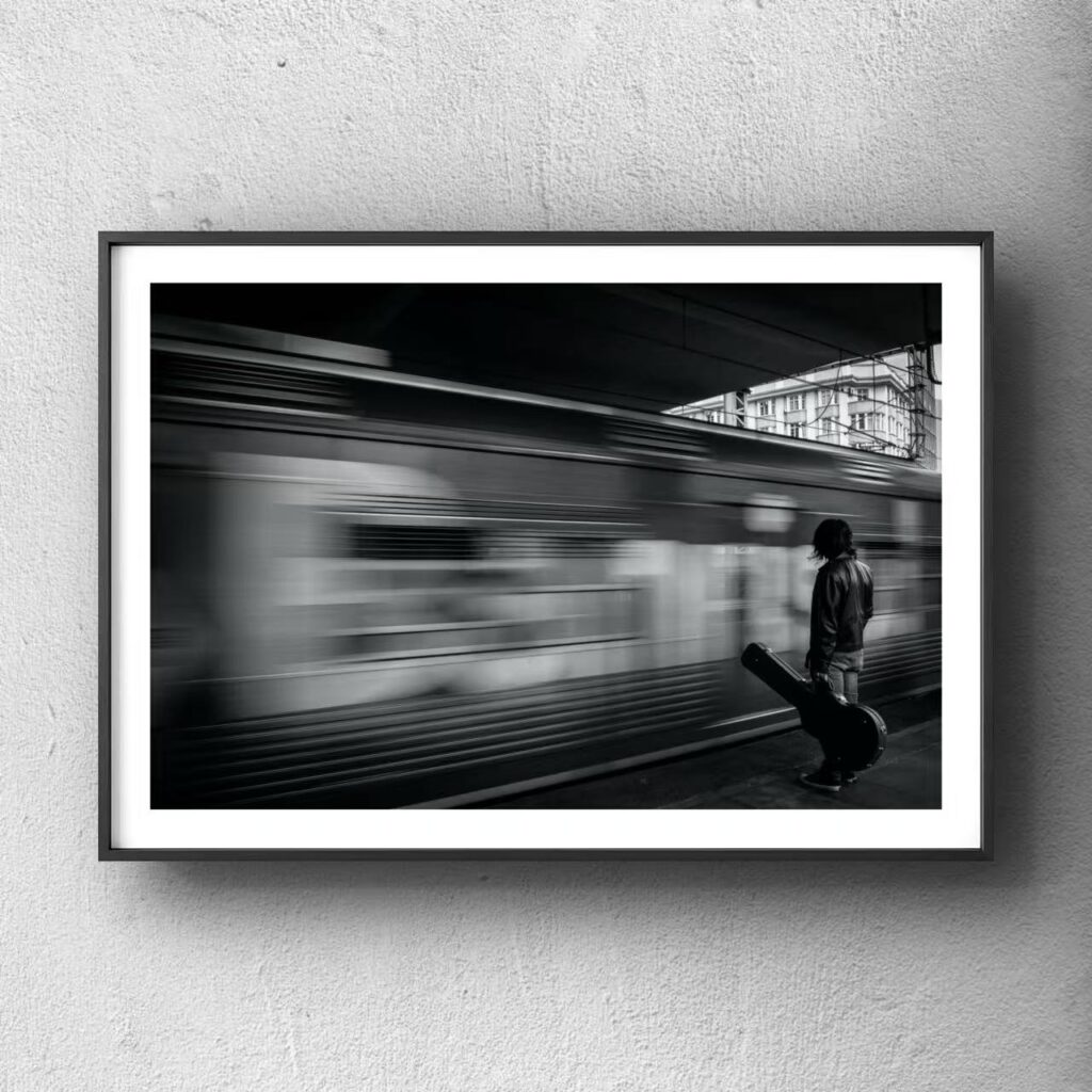 Framed artwork presentation that makes art look more professional and valuable