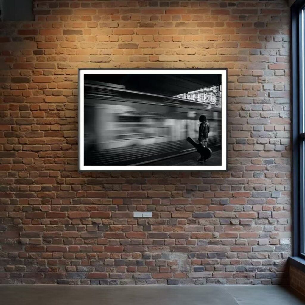 Artwork displayed in a realistic interior mockup to help buyers imagine it at home

4.